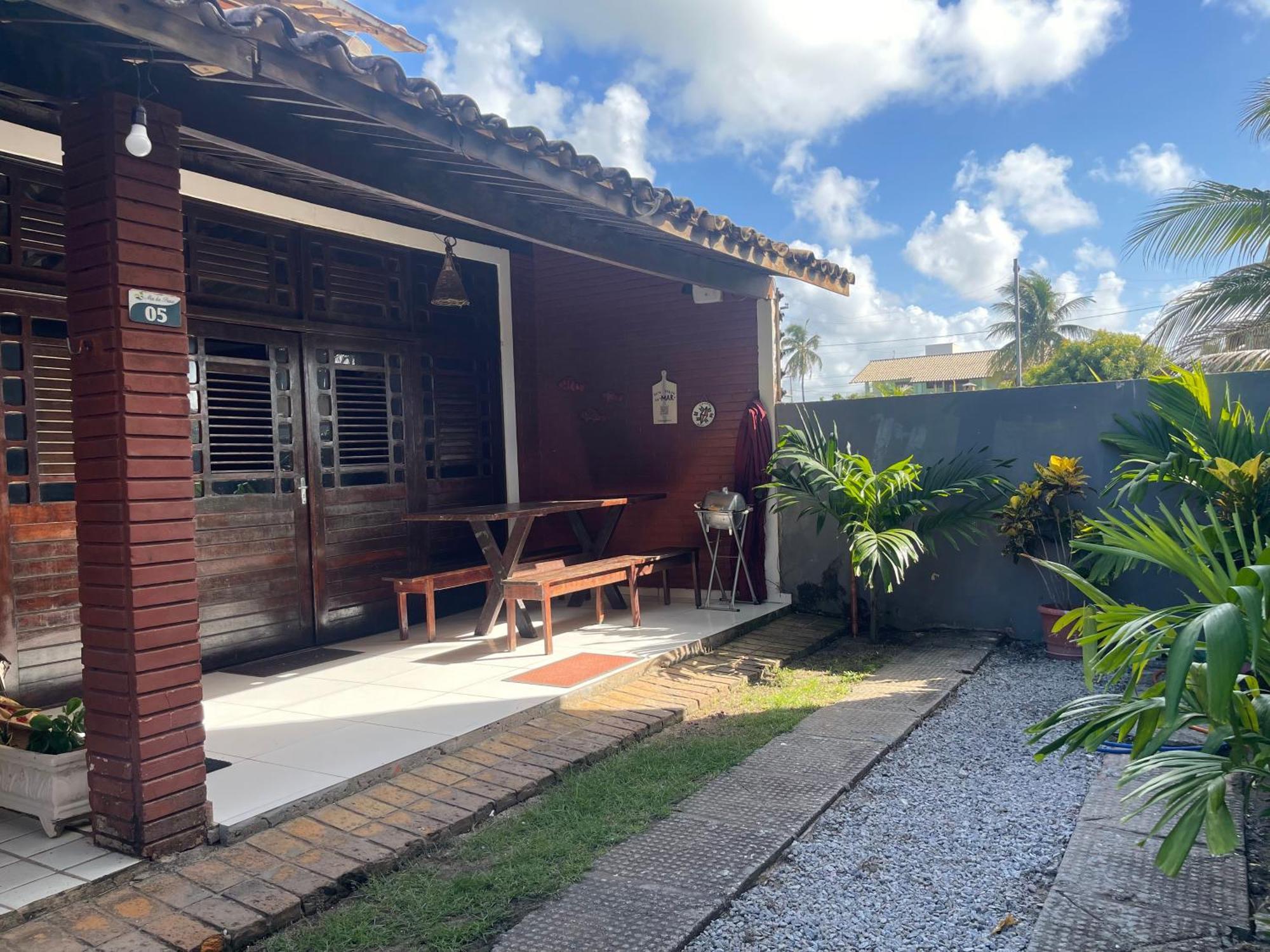 CASAS DE VERANEIO - Duplex Pé na Areia - Barra de São Miguel Exterior foto